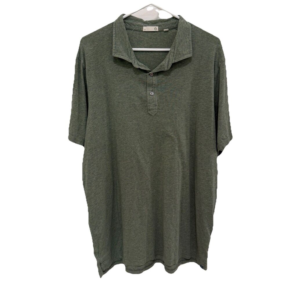 Tasc Mens 2XL Green Performance Polo Organic Cotton Bamboo  Casual Golf Shirt